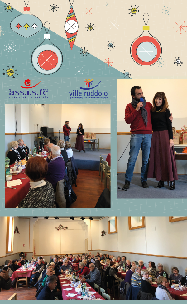 Carla Stillavato e Paolo Montagna danno il benvenuto ai moncalieresi ospiti a Ville Roddolo per la Festa dell’Amicizia